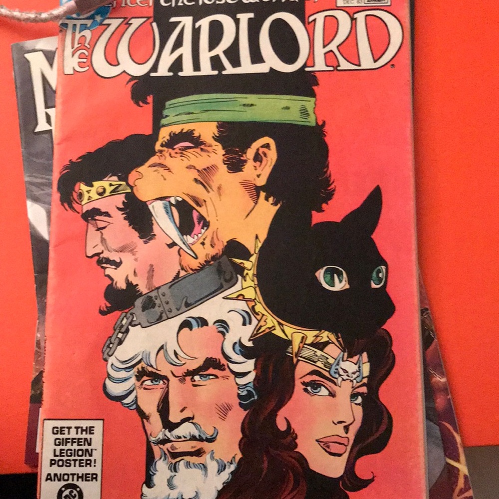 Enter the lost world of the warlord comic book